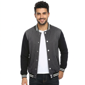 Veste universitaire pour homme avec logo personnalisé du meilleur fabricant OEM, veste universitaire pour homme de haute qualité en grande quantité - Product Image 1