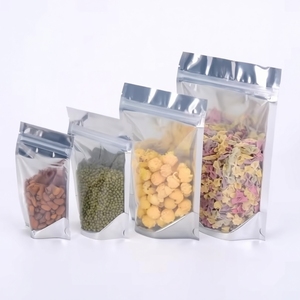 Sachet Doypack Personnalisé en PE Recyclable avec Fermeture Éclair, Qualité Alimentaire, Refermable pour Emballage de Noix, Amandes et Snacks - Product Image 4