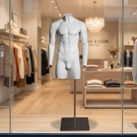 Mannequin de photographie GH19, mannequin masculin multi-sections amovible pour séances photo professionnelles de vêtements