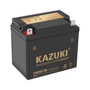 <span class=keywords><strong>KAZUKI</strong></span> prix d'usine vente en gros de haute qualité 12N28A batterie de démarrage de moto au plomb chargée à sec - Product Image 4