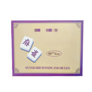 Cartas de Mahjong Portátiles, Reglas 2026, Tarjeta de Puntuación, Estilo Americano, 4 Jugadores, Manos Estándar y Guía de Reglas - Product Image 5