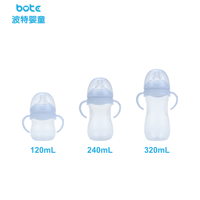Logo kustom OEM ODM botol bayi PPSU bebas BPA 120 ml 240 ml 320 ml leher lebar botol susu anti kolik untuk bayi