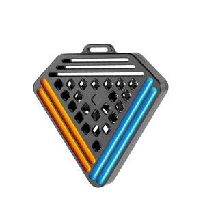 Diffuseur de <span class=keywords><strong>parfum</strong></span> pour voiture en alliage d'aluminium anodisé, triangle, gel solide, aromathérapie haut de gamme, <span class=keywords><strong>coffret</strong></span> cadeau - Product Image 5