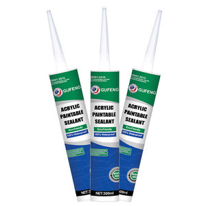 Scellant neutre peignable à l'<span class=keywords><strong>acrylique</strong></span> Blanc/Transparent <span class=keywords><strong>Cartouche</strong></span> pour l'étanchéité des joints Étanchéité sur les portes et fenêtres en alliage d'aluminium - Product Image 1