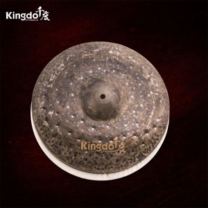 <span class=keywords><strong>Cymbale</strong></span> Kingdo 2026 en gros, <span class=keywords><strong>cymbale</strong></span> hi-hat sèche de haute qualité B20 13 pouces, instrument de percussion pour ensemble de cymbales professionnelles faites à la main - Product Image 6