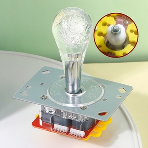 Joystick Metálico Integrado de Colores con Bola de Cristal para Máquinas de Juegos Arcade, Accesorios con Clip para Muñecas, Juegos Operados con Monedas - Product Image 2