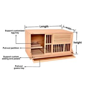 Cage modulaire commerciale facile à nettoyer pour un appariement efficace de l'élevage et du repos dans les activités d'élevage de pigeons - Product Image 2