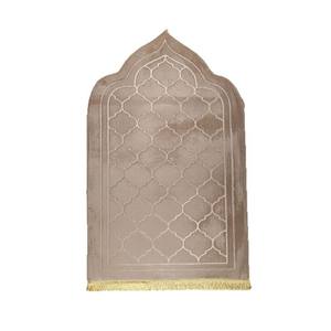 Jiuhua Gift Cross-Border Delivery <b>Thick</b> Flannel Beige Polyester Hand Washable <b>Prayer</b> Carpet Commercial Premises <b>Mat</b> - Product Image 3