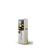 FUNOVA - Quiosco de Autoservicio de 32 Pulgadas, Máquina Expendedora de Tarjetas Arcade, Estación de Venta de Boletos sin Efectivo y Recarga de Membresías para FEC