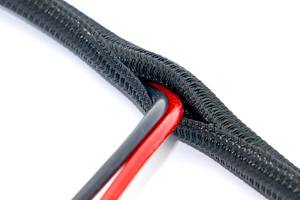 Gaine de câble tressée FZT à réduction de bruit, protection tressée anti-vibrations et insonorisante pour câblage automobile - Product Image 3