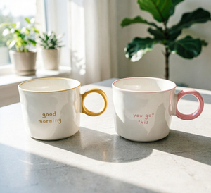 Taza de Café de Cerámica <span class=keywords><strong>con</strong></span> Asa Colorida y Frase Inspiradora, Taza de Té para Uso Diario - Product Image 4