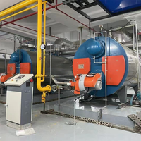 Chaudière à eau chaude industrielle automatique HengNuo 3 tonnes/heure, au gaz, au diesel ou au mazout, pour usines alimentaires, style horizontal, haute performance