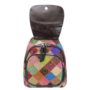 กระเป๋าเป้สะพายหลัง AndoBag Retro สีสันสดใสสำหรับผู้หญิง กระเป๋าหนังแท้สะพายไหล่ กระเป๋าถือขนาดใหญ่ รุ่น 1865 - Product Image 4