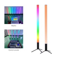 Luz de Escenario Inalámbrica para Exteriores IP65 T360, 8 Piezas, Carcasa de Aleación de Aluminio, Alimentada por Batería, Barra de Píxeles RGB LED, Control Remoto DMX, WiFi