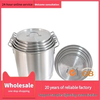 Profession elle große 8-100qt verschiedene Größe Aluminium Kochen Dampf Suppen topf Klassisches Design Nachhaltige Funktion Dampfer enthalten