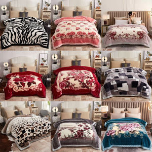 Couverture Raschel épaissie personnalisée vente en gros de l'usine de couverture chaude d'hiver feuille double couche de couverture en flanelle - Product Image 2