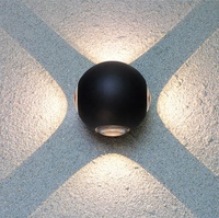 Applique murale d'intérieur d'extérieur IP65 12W Applique murale d'intérieur Applique nordique en aluminium moderne LED jardin