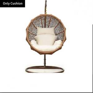 مريحة سوينغ كرسي داخلي وخارجي شرفة الترفيه رف معلق للبيض مخدة كرسي قابل للنزع طوي وسائد للمقعد - Product Image 6