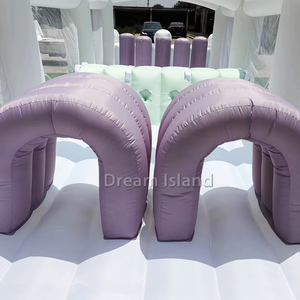 Castello Gonfiabile <span class=keywords><strong>con</strong></span> Scivolo e Soffiatore, Parco Giochi Morbido <span class=keywords><strong>con</strong></span> <span class=keywords><strong>Ostacoli</strong></span> per Bambini e Adulti, Accessorio Economico - Product Image 5