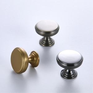 Tirador Redondo Minimalista Moderno de Aleación de Zinc para Gabinetes de Cocina, Cómodas y Puertas de Cajones - Duradero y Fácil de Instalar - Product Image 1