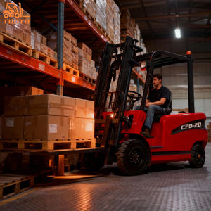 Montacargas Eléctrico Ecológico de 2 Toneladas a Precio de Fábrica con Cero Emisiones, Tracción en las 4 Ruedas y Larga Duración de Trabajo para Almacén - Product Image 6