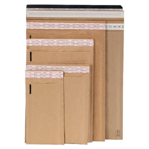 Sac d'expédition écologique personnalisé, recyclable et compostable, 100% papier kraft, enveloppe alvéolée, sac de messagerie - Product Image 1