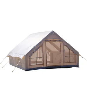 8 người không khí Lều cắm trại di động Inflatable bên lều ngoài trời nhanh chóng thiết lập mà không cần cực Inflatable lều