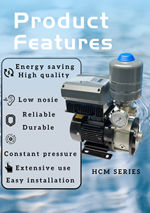 Pompa Sentrifugal Horizontal Seri HCM Daya Hisap Tinggi Aliran Besar <span class=keywords><strong>5HP</strong></span> Pompa Booster Frekuensi Variabel - Product Image 5