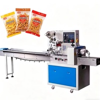 Machine d'emballage horizontale automatique à bas prix et haute vitesse pour emballer des glaces, des sucettes glacées, des bâtonnets glacés, multi-usages