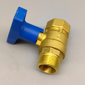 Huifa katup bola kuningan Manual, dengan pegangan nilon 1/2 3/4 1 benang NPT/BSP lubang penuh untuk air OEM dapat disesuaikan - Product Image 5