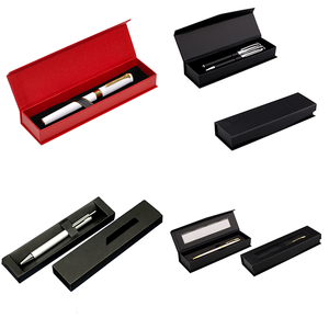 Бумажные коробки для ручек, экологически чистые, настраиваемые, с печатным логотипом, красная картонная коробка для ручек - Product Image 2