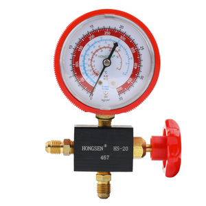 Manómetro de Presión para Evaporador de Aire Acondicionado Hongsen HS-467AL/AH con Válvulas de Carga de <span class=keywords><strong>Refrigerante</strong></span> de Alta/Baja Presión - 1 Año de Garantía - Product Image 5