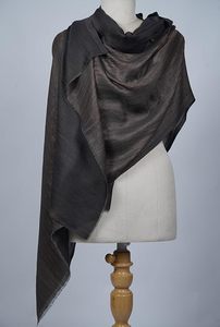 Zari Reversible Stole for Women Soft Dual Tone Zari <b>Shawl</b> <b>Wrap</b> Elegant Designer Reversible Stole Lightweight Luxury Fashion - Product Image 2
