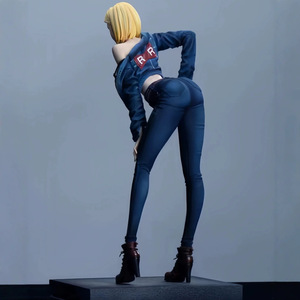 <strong>Dragons</strong> <strong>Balls</strong> Super Saiyan <strong>Android</strong> <strong>18</strong> Anime Merchandise Action Figure Cartoon Character Desktop Ornament Toy Gift - Product Image 2