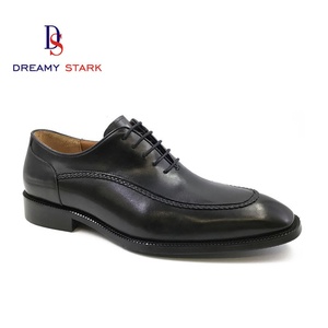 Nouvelles Chaussures Habillées de Créateur en Cuir Véritable Noir, Confortables, Façonnées à la Main en Italie, de Haute Qualité, avec Logo Personnalisé, Idéales pour l'Automne et les Mariages - Product Image 1