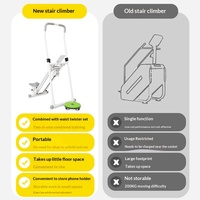 Appareil d'exercice pliable pour l'intérieur, en fer et plastique, pour la remise en forme et la montée d'escaliers