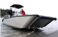 Kinocean – bateau de pêche artisanal à grande vitesse en aluminium soudé avec Console centrale rigide