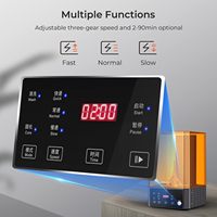 UW-01 Creality Station de lavage 2-en-1 Imprimantes 3D Boîte rotative de séchage UV Seau LCD/DLP/SLA Résine améliorée Lavage Orange