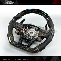 Volant en fibre de carbone forgé sur mesure avec LED pour Seat Cupra Tavascan Terramar Formentor VZ Leon Ibiza Ateca Arona