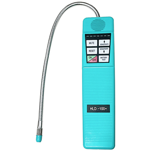 เครื่องตรวจจับการรั่วไหลของสารทำความเย็นอุตสาหกรรม <span class=keywords><strong>HLD</strong></span>-<span class=keywords><strong>100</strong></span>+ - เครื่องตรวจจับก๊าซแบบพกพา เซ็นเซอร์คอรอน่า ความไว 3 กรัม/ปี พร้อมสัญญาณเตือนเสียง ใช้แบตเตอรี่ AA - Product Image 1