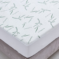 Protège-matelas imperméable en bambou hypoallergénique de haute qualité, housse de lit ajustée à poches profondes