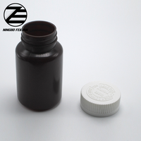 Flacon de capsules en plastique HDPE 50 pièces, conteneur vide de 100ml 120ml 150ml, pour les complément vitamines, bouteille pour emballage