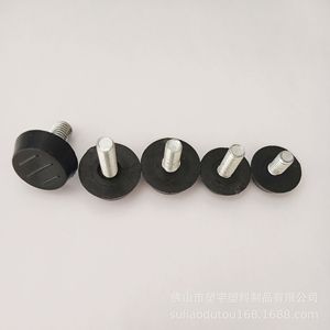 Patas Ajustables de Tres Líneas de 6 mm y 8 mm, Almohadillas de Plástico para Muebles, Almohadillas Ajustables Negras - Product Image 3