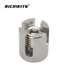 คลิปหนีบสายสลิงสแตนเลส RICHWITS 316 ขนาด 10 มม. แบบร่องไขว้ สำหรับจัดการสายสลิง - Product Image 4