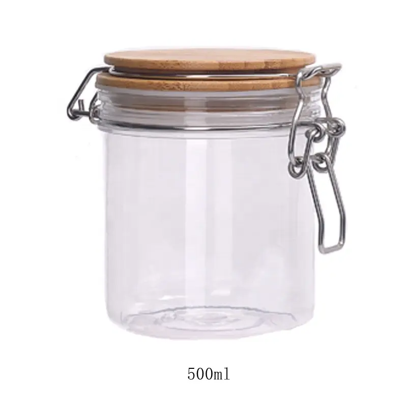Borosilicate Glass Storage Jars with Airtight Locking Clamp Lids 2 Sets  18oz, 2 Sets 30oz, Airtight Glass Canisters with Locking Lids, Glass  Storage
