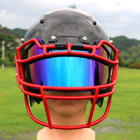 Visières universelles pour casque de football américain, visière transparente Prizm Chrome anti-buée pour casque de football adulte