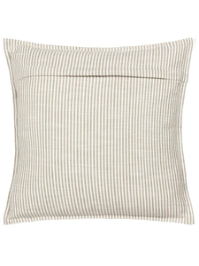 Custom <strong>Cushion</strong> Cover <strong>Beige</strong> Stripes Cotton <strong>Cushion</strong> Cover for Reading &amp; Bed Rest Sofa Chic Decor - Product Image 2