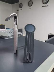 Support de bureau portable pliable et fin |   Capacité de charge de 5 kg avec silicone antidérapant |   Support pour ordinateur portable pliable et réglable à fonctions complètes - Product Image 3