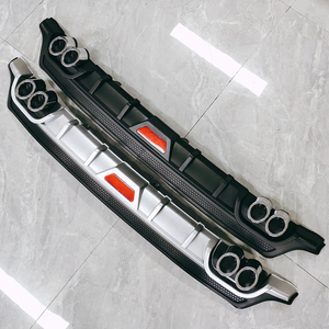 Difusor Universal para Parachoques Trasero de Coche con Punta de Escape, de Plástico ABS Negro y Plateado, para <span class=keywords><strong>Corolla</strong></span> 14-18 - Product Image 5