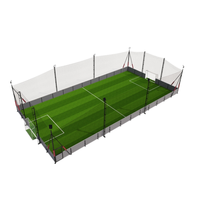 Cage de football de plein air, terrain de football parfait pour les stades de football en plein air, cage de football LED haute performance